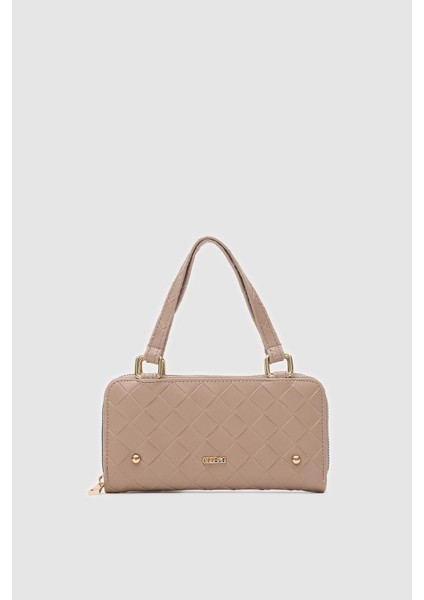 Klosa Vizon Renk Çapraz Çanta Cüzdan