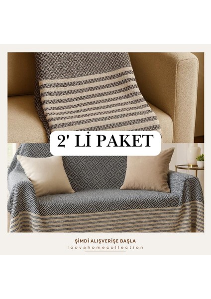 Koltuk Örtüsü 2'li Paket
