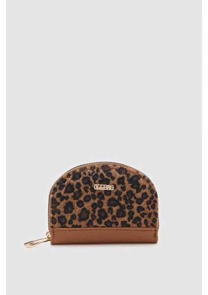 Jefece Leopar Desen Çanta Cüzdan