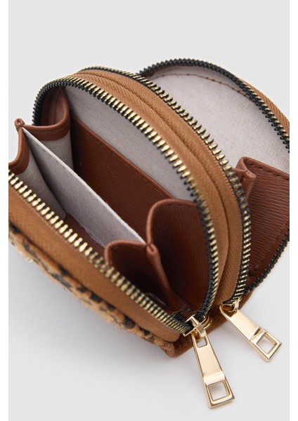 Jefece Leopar Desen Çanta Cüzdan modelleri