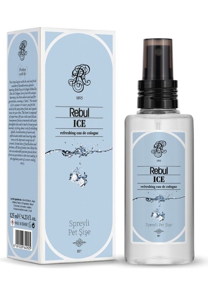 Edc Kolonya 125 ml Pet Şişe Bouquet ve Ice 2 Li modelleri