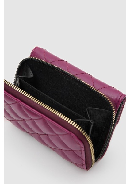 Saffan Nakış Detaylı Kilit Aksesuarlı Mor Bayan Cüzda fırsatları