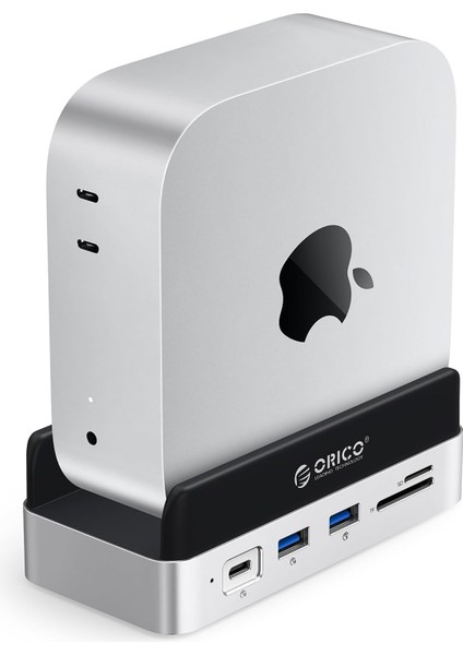 VS10 Mac Mini 10IN1 Dikey Bağlantı Docking Station - M.2 Nvme,hdmı,2.5g LAN,10GBPS Type-C Usb-A