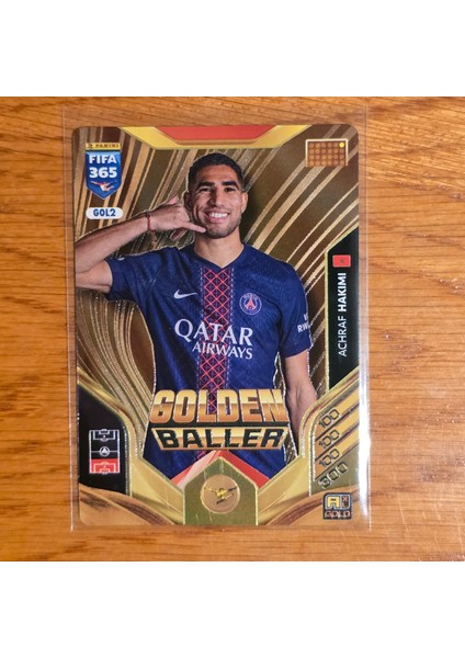 2026 Achraf Hakimi Golden Baller Oyun Kartı - Gol2