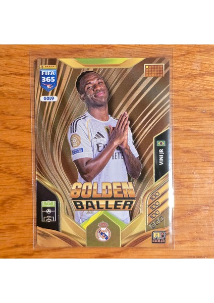 2026 Vini Jr Golden Baller Oyun Kartı - Gol9
