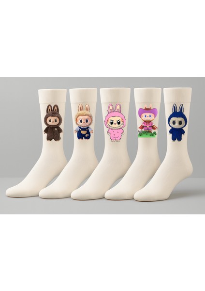 5'li Paket Avantajı, Kişiye Özel Fotoğraf Baskılı Çorap | Unisex Tasarım | Hediye Seçeneği