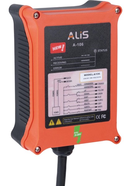 a106 6 hareket tek hızlı endüstriyel uzaktan kumanda sistemi modelleri
