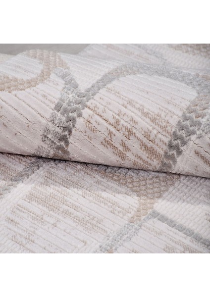 Santorina - Renkli Triko Akrilik Premium Salon, Oturma Odası Halısı - 3113A fırsatları