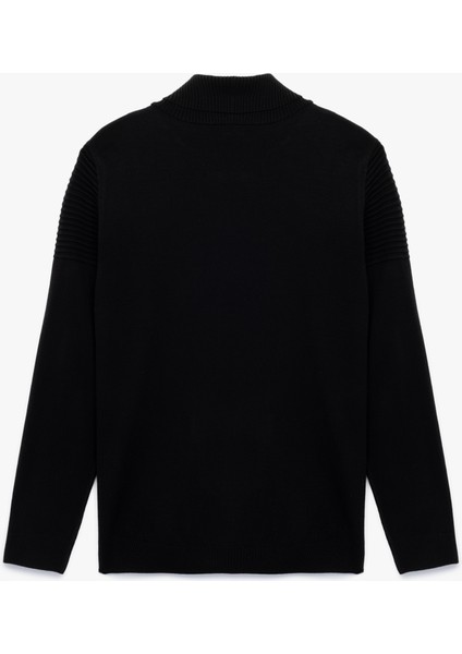 Uzun Kollu Basic Boğazlı Triko Kazak fırsatları