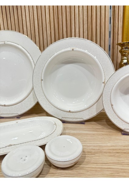 Revol 28 Parça Bone Porselen Yemek Takımı - GLD01 fiyatları