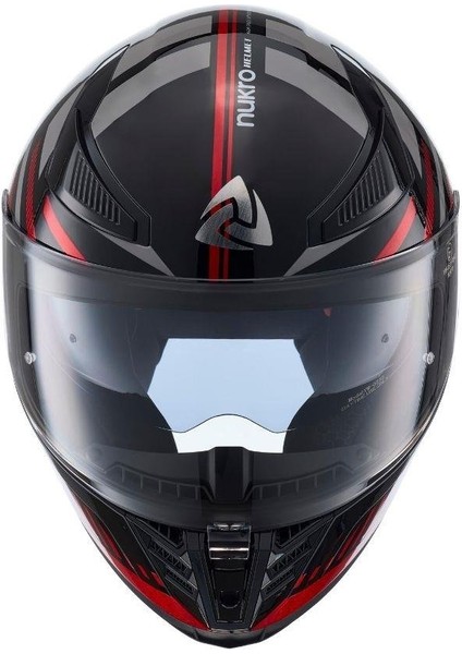 YM-853 Power Red Black Kapalı Kask modelleri