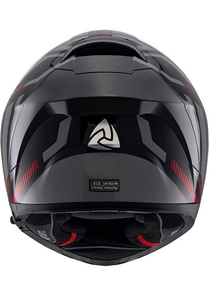 YM-853 Power Red Black Kapalı Kask fırsatları