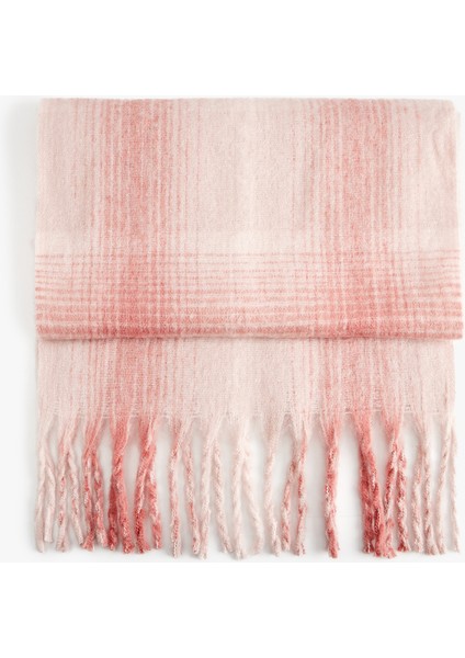 Desenli Püsküllü Uzun Atkı fiyatları