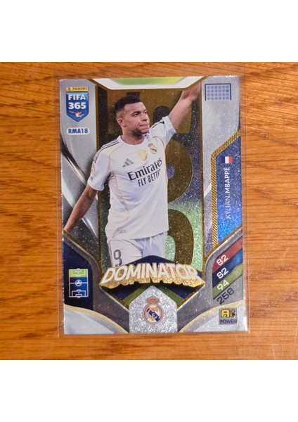 2026 Kylian Mbappe Dominator Oyun Kartı - RMA18
