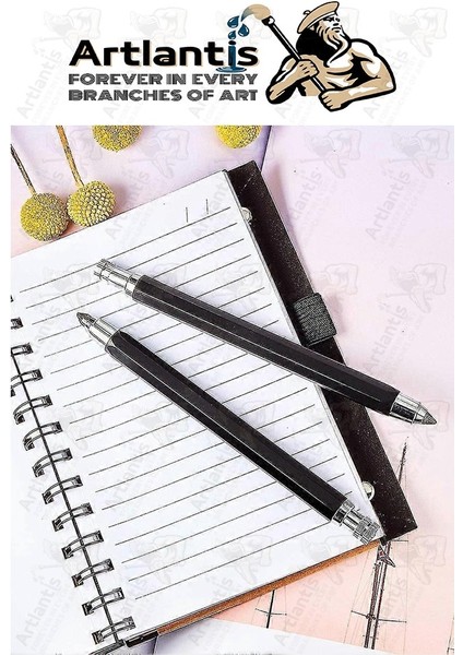 Portmin Çizim Kalemi 1 Paket 2b 4b 6b Dereceli Portmin Grafiti Karakalem Mekanik Uçlu Çizim Kalemi 5.6mm Yedek Uç fırsatları