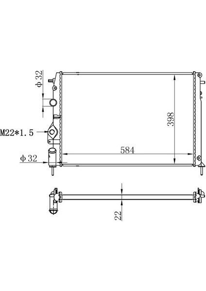 BRN010022 Motor Radyatoru 7700425842 7711135327 8200189286