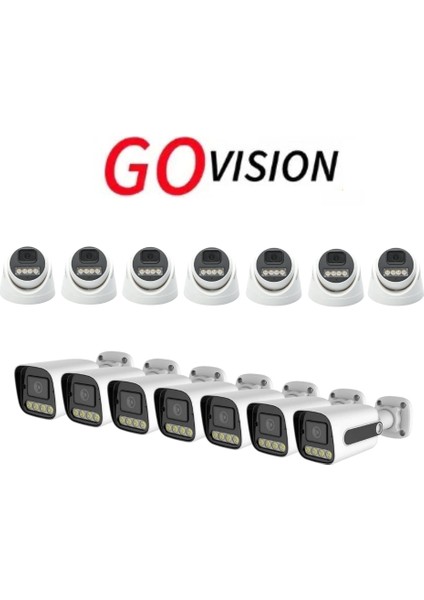 14 Adet 4mp 4K Ultra Ip Kamera