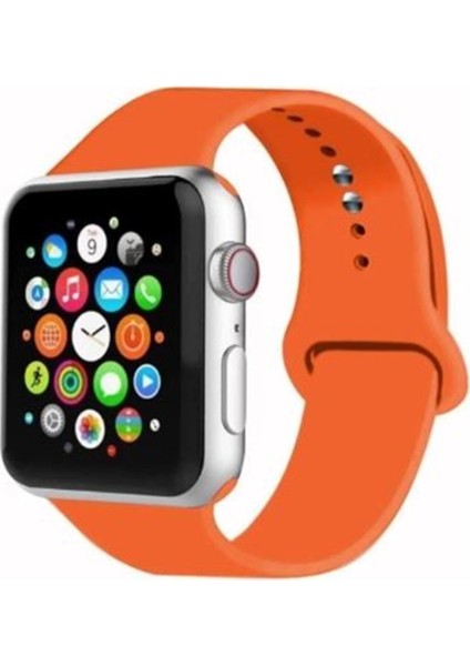 Apple Watch 11 46MM Kordon Kayış Silikon Soft