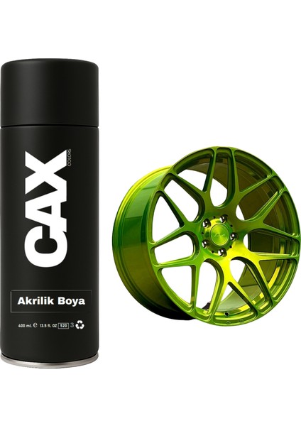 Metalik Sarı Araba Jant Sprey Akrilik Özel Yapım Sprey Boya 400 ml