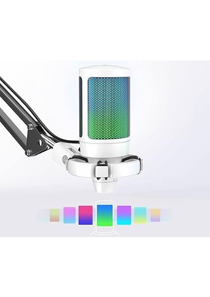 Ampligame A6T Twitch - Youtuber - Gamer - Tiktok - Yayıncı USB Mikrofon Seti (Beyaz) modelleri