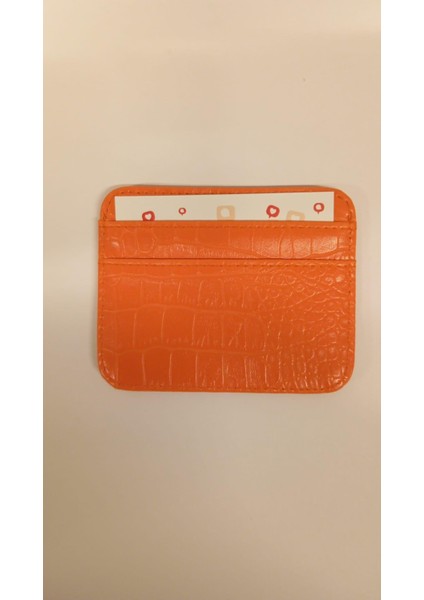 Klone Turuncu Renk Bayan Kartlık