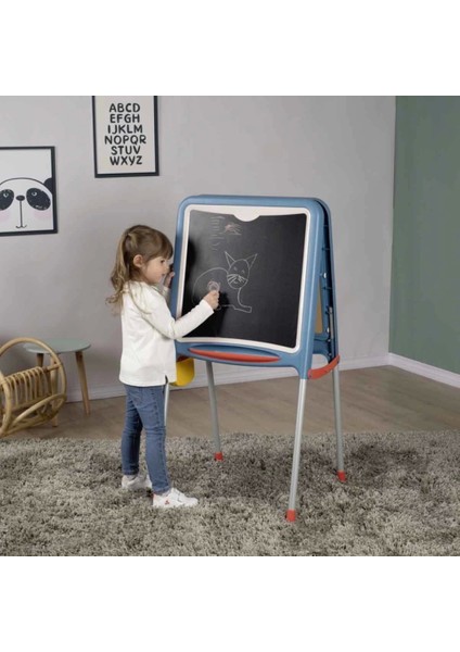 Bfs Smoby Metal Ayaklı Çift Taraflı Manyetik Yazı TAHTASI 7600410308 fırsatları