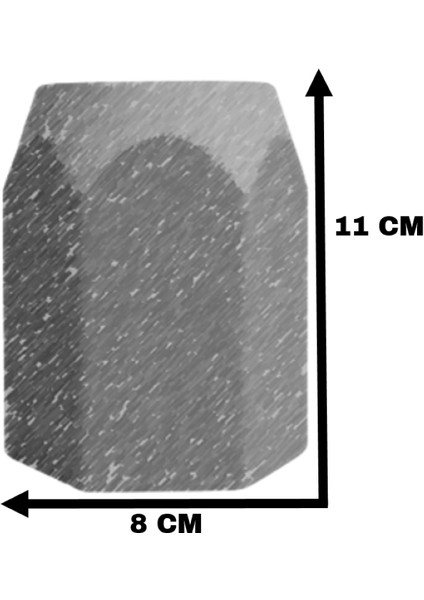 Kalem Şeklinde Masaüstü Kalemlik (Turuncu)