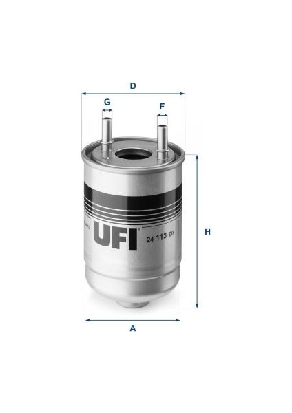 YAKIT FİLTRESİ MEGANE 3 2009 SCENIC 3 2009 FLUENCE 2009 1.5DCI 8201046788 8201015126 8201015125