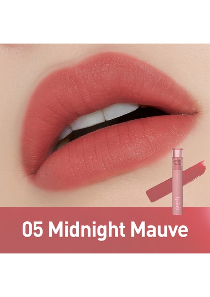 Fixing Tint / Vegan Formül ile Nemli Mat Bitiş Sunan Tint - 5 Midnight Mauve