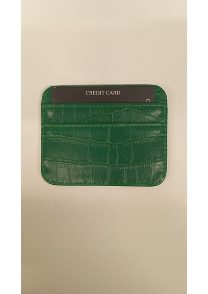 Klone Koyu Yeşil Renk Bayan Kartlık