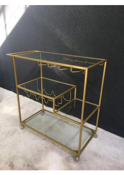 Pienza Bar Servis Arabası, Gold Servis ve Sunum Arabası modelleri