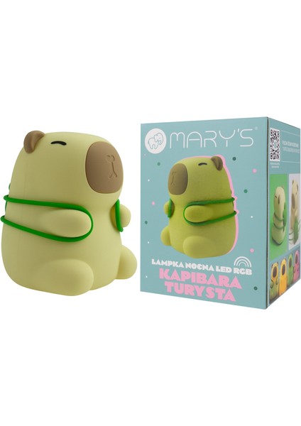 Capybara Tourist LED Gece Lambası