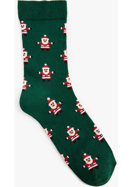 Noel Baba Desenli Soket Çorap fiyatları