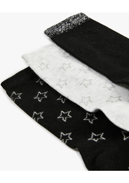 Yıldızlı 3'lü Soket Çorap Seti modelleri
