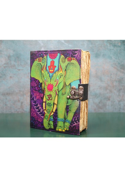 Defter Deri Tasarımı Fil