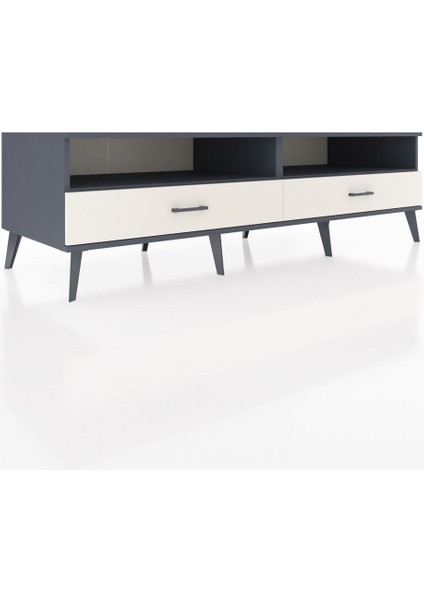 Kronos Tv Ünitesi 2 Raflı 2 Çekmeceli 176X59X51 Antrasit-Antrasit/aytaşı fiyatları