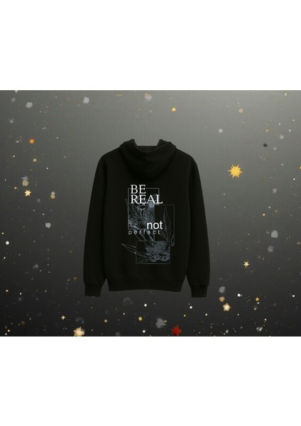 Dijital Baskılı Kapüşonlu Sweatshirt