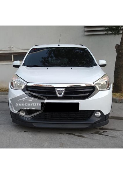 Dacia Lodgy 2012-2022 Uyumlu Üniversal Astra H Lip Esnek Ön Lip 2 Parça Tampon Altı Dil Karlık Ön Ek