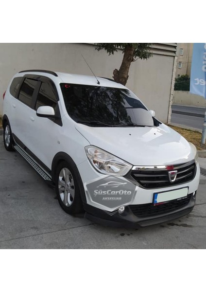 Dacia Lodgy 2012-2022 Uyumlu Üniversal Astra H Lip Esnek Ön Lip 2 Parça Tampon Altı Dil Karlık Ön Ek