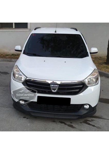Dacia Lodgy 2012-2022 Uyumlu Üniversal Astra H Lip Esnek Ön Lip 2 Parça Tampon Altı Dil Karlık Ön Ek