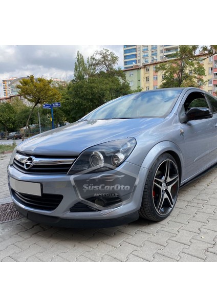 Opel Astra H 2004-2014 Uyumlu Üniversal Astra H Lip Esnek Ön Lip 2 Parça Tampon Altı Dil Karlık Ön Ek