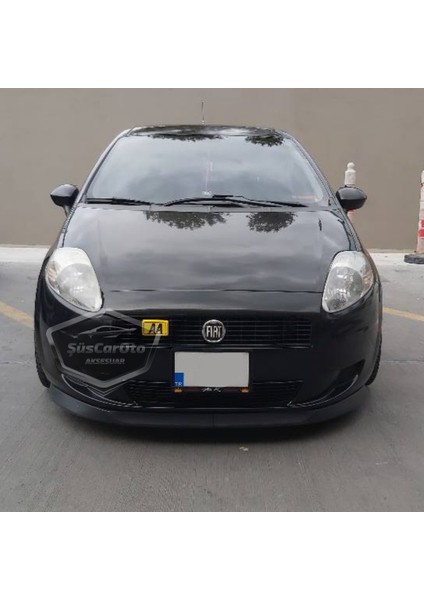 Fiat Punto 2006-2018 Uyumlu Üniversal Astra H Lip Esnek Ön Lip 2 Parça Tampon Altı Dil Karlık Ön Ek