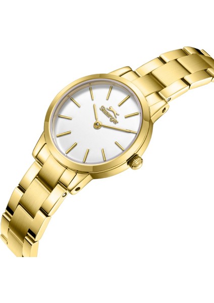 SL.09.2536.3.02 Metal Kasa Metal Kordon 3 Atm Suya Dayanıklı Altın Renk Kadın Kol Saati fiyatları