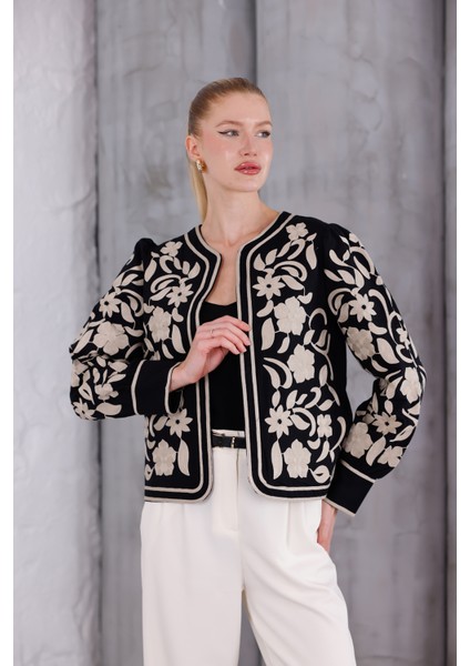 Nakış Işleme Tasarım Astarlı Ceket indirimleri