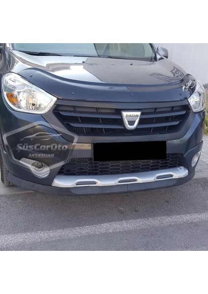 Dacia Dokker 2012-2022 Uyumlu Üniversal Astra H Lip Esnek Ön Lip 2 Parça Tampon Altı Dil Karlık Ön Ek