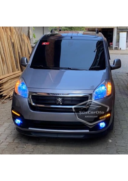 Peugeot Partner Tepee 2008-2018 Uyumlu Üniversal Astra H Lip Esnek Ön Lip 2 Parça Tampon Altı Dil Karlık Ön Ek modelleri