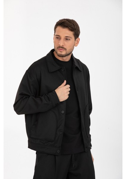 Erkek Mont Ceket - Smart Casual Gömlek Yaka Model - Poliviskon Kumaş modelleri