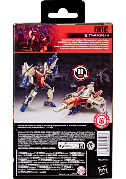 Studio Series Deluxe Class Starscream (Transformers One) Aksiyon Figürü