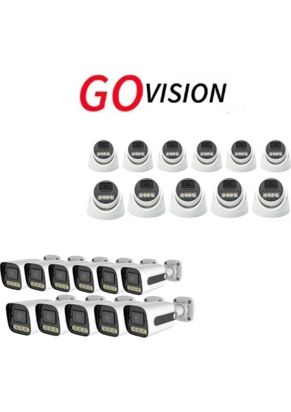 22 Adet 4mp 4K Ultra Ip Kamera