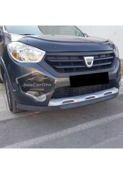 Dacia Dokker 2012-2022 Uyumlu Üniversal Astra H Lip Esnek Ön Lip 2 Parça Tampon Altı Dil Karlık Ön Ek